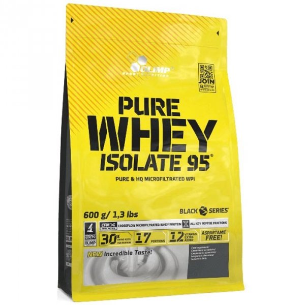 Olimp Pure Whey Isolate 95 izolat białka (masło orzechowe) - 600g