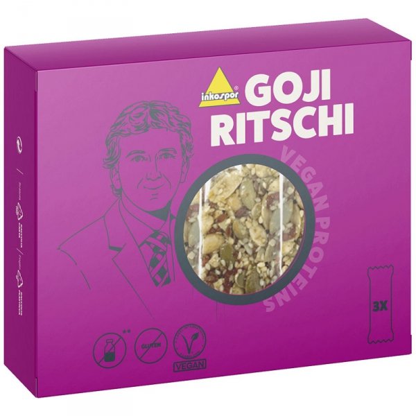 Inkospor Goji Ritschi zestaw batonów (owoce goji) - 3x25g
