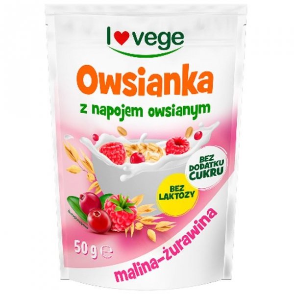 Sante Lovege Owsianka (malina z żurawiną) - 50g