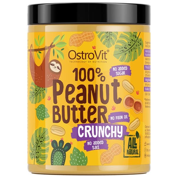 OstroVit Peanut Butter 100% Crunchy - 1000g