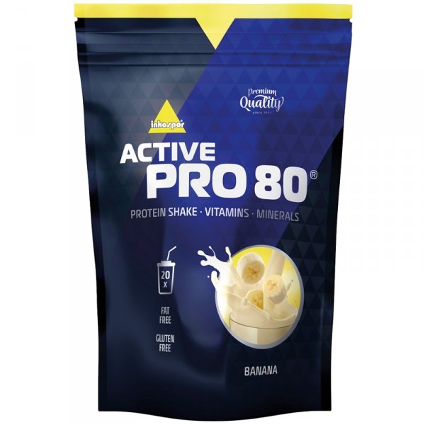 Inkospor Pro 80 odżywka białkowa (bananowy) - 500g