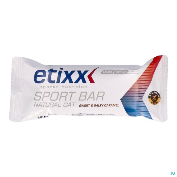 Etixx Natural Oat Sport Bar baton (sweet salty caramel) - 55g