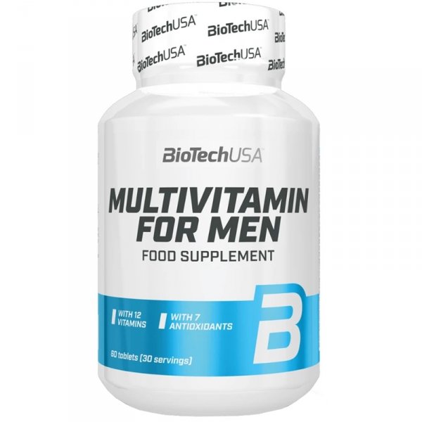 BioTech USA Multivitamin for Men witaminy i minerały dla mężczyzn - 60tabl.