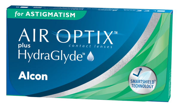 Soczewki miesięczne Air Optix plus Hydraglyde for Astigmatism 3 szt