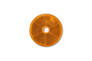 Odblask pomarańczowy okrągły  fi 60 mm (031-00108)