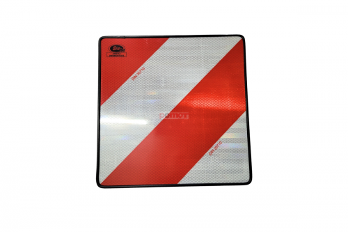 Tablica wyróżniająca 282x282 mm DIN 30710  P/L  - komplet (117-91171B)