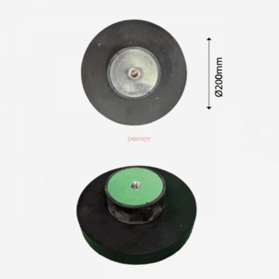 Bezwstrząsowy ubijak do kostki brukowej o średnicy 200 mm (SHO3990C)