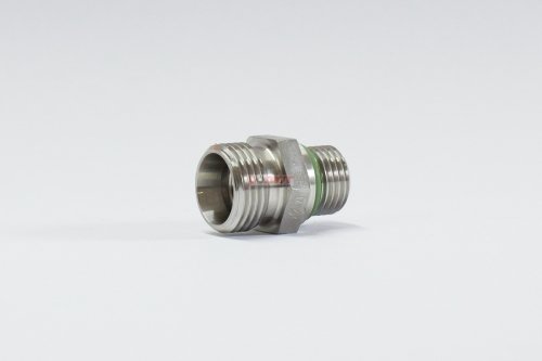 Złączka prosta z nakrętką XGEV 12L - UNO 9_16 INOX 064-71215