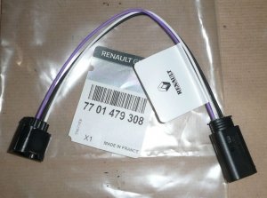 Original  Prise pour lampe Renault Trafic II , 7701479308
