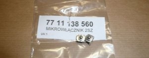 Original  Micro-interrupteur de poignée Renault Megane II Renault Scenic II ensemble de 2 pièces. , 7711138560