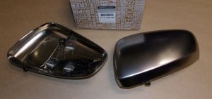 Original  Coque de rétroviseur Renault Scenic IV 2 pièces ensemble. Renault Kadjar, Koleos II (gris satin) , 7711940768