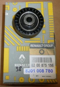Original  Rouleau tendeur de courroie trapézoïdale Renault Clio, Renault Kangoo 1.2, Renault Thalia, Renault Twingo 1.0/1.1/1.2/