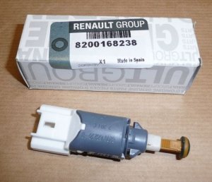 Original  Interrupteur de feu stop Renault Kangoo II, Mégane II, Renault Master IV, Twingo II , 8200168238