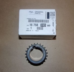 Original  Roue dentée de la pompe à huile 2.0/2.2HDI Citroën C4, Citroën C4 Picasso/Spacetourer, Citroën C5 (X7), Citroën C5 Air