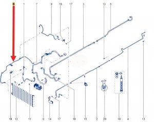 NOUVEAU : Conduite haute pression d'origine Conduite basse pression Climatisation RENAULT TRAFIC 14- 924406081R, 924406081R