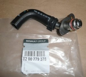 Original  Conduit de lubrification de la turbine Renault Clio III 1.5DCI , 8200779378