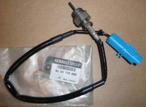 $ Capteur de température des gaz d'échappement Renault Laguna II 1.9DCI , 8200702888