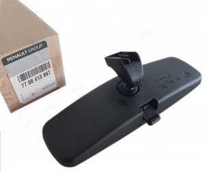 Rétroviseur intérieur d'origine fixé au pare-brise pour Renault Twingo Clio II , 7700413867