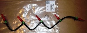 $ Conduite de retour d'injecteur d'origine Peugeot Citroën 2.0HDI 16V 140/163CH, 1574AJ, 1574.AJ