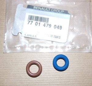 $ Original  Joint d'injecteur Renault Kangoo I, IIR 19, Captur I, II, Clio II, IV, Megane, Scenic, Twingo III, Dacia Duster I, II, Dokker, Lodgy, Logan I, II, III, Sandero I, II , 7701479049
