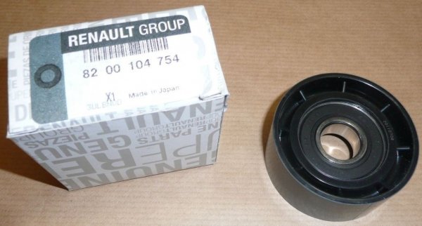 Original  Galet tendeur courroie trapézoïdale Renault Clio 3, Laguna 2 , 8200104754