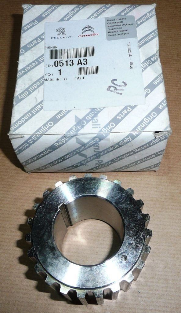 Engrenage d'arbre à cames ORIGINAL FIAT DUCATO CITROEN JUMPER PEUGEOT BOXER 25, 28 D HDI DTI 0513A3, 0513.A3