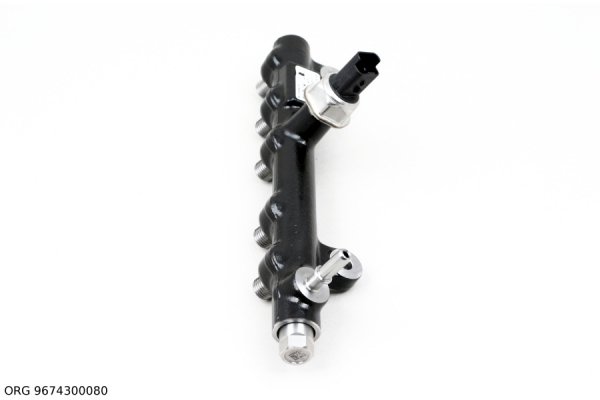 Rampe d'injection originale répartiteur de carburant incl. capteur diesel Peugeot Citroën 2.0 Blue HDI, 9674300080, 94675G, 28285170