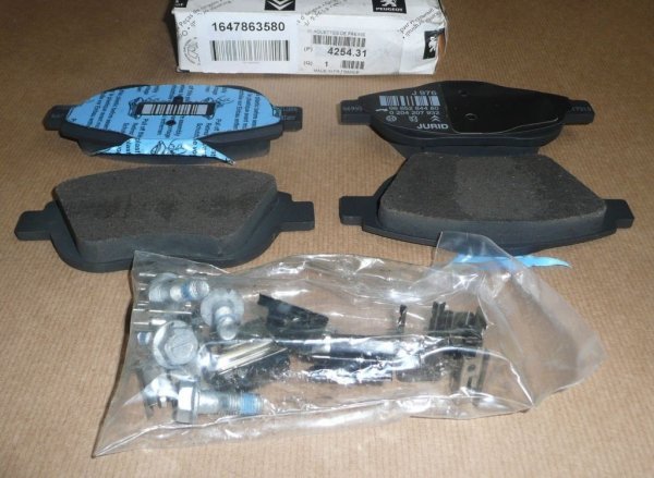 Original  Plaquettes de frein Citroën C3 Aircross, Peugeot 2008 avant Citroën C4 Cactus ,  1647863580
