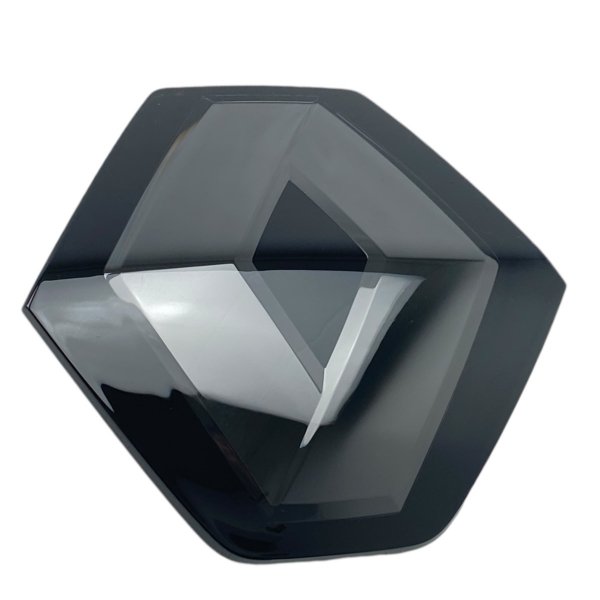Emblème original Renault &quot;BLACK ICE&quot; pour calandre Renault Mégane IV Phase 2 (restylée), 628800058R, 628907534R