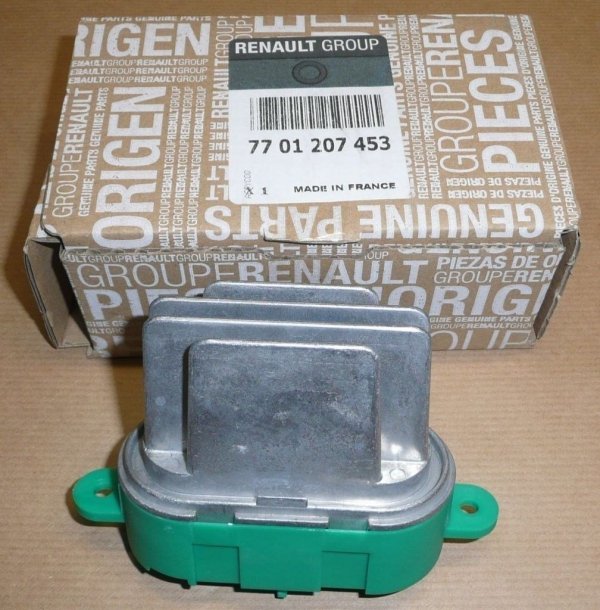 Moteur de chauffage Résistance de commande Résistance Ventilateur d'habitacle RENAULT ESPACE IV, 7701207453, 7701207453