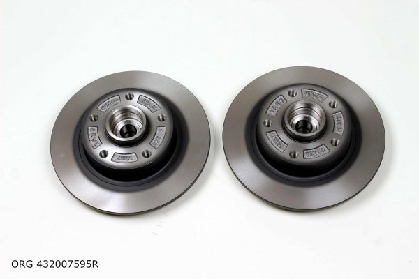 Disque de frein d'origine RENAULT MEGANE 08- ARRIÈRE 260X25 2 pièces, 432007595R, 432007595R