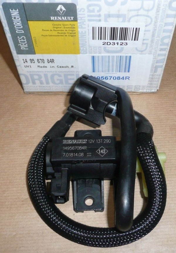 Électrovanne turbo Renault Clio IV 1.5DCI, 149567084R, 