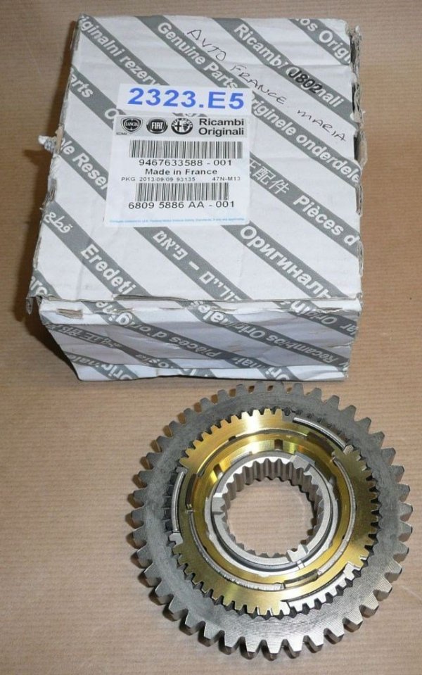 ORIGINAL Synchronring 1/2 Gang boîte de vitesses MLGU CITROEN JUMPER PEUGEOT BOXER, 2323E5, 1682770880, 1682770880
