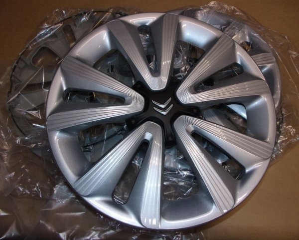 $ Ensemble de 4 enjoliveurs de roue Citroën 16 pouces NUCLEAR Berlingo C3 C4 C5 DS3 9406J1, 9406.J1
