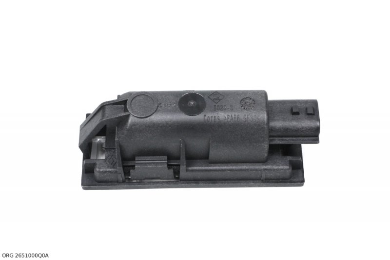 Pièce d’origine éclairage de plaque d'immatriculation pour Renault Master III / Mégane III depuis 2008, 2651000Q0A , 8200480127