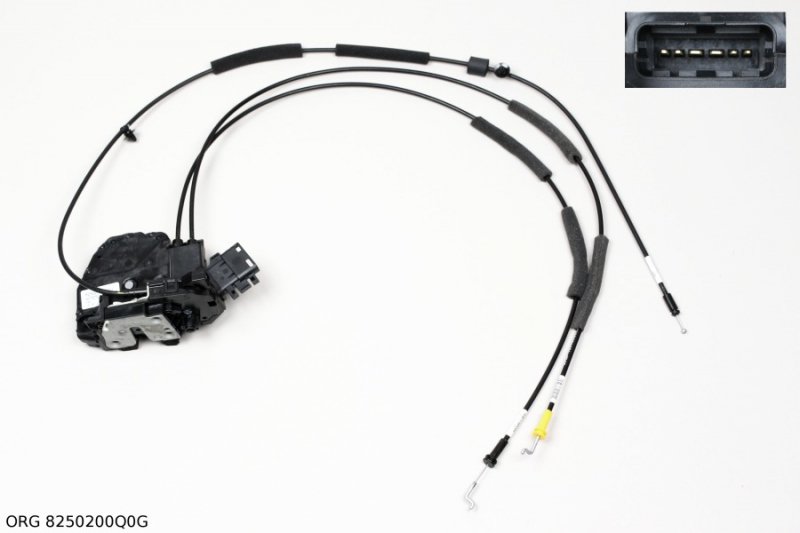Mécanisme de fermeture de porte coulissante d'origine à droite Renault Trafic III, 825027817R, 8250200Q0G, 8250200Q0G