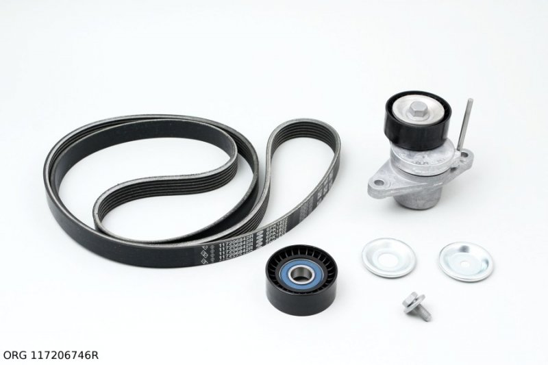 Original  TENDEUR DE COURROIE Renault 1.6 16V LAGUNA 09-/LOGAN 6PK1822, 117206746R