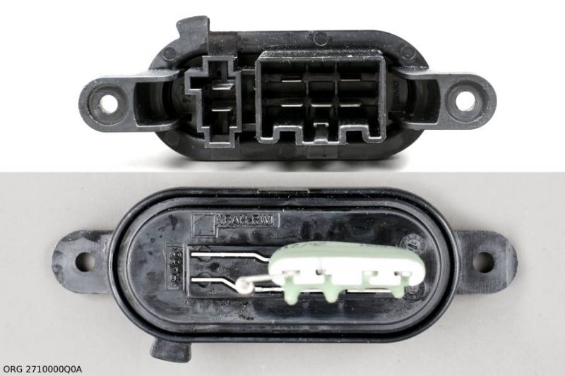 Pièce d’origine résistance de ventilation habitacle pour Renault Master III depuis 2010, 2710000Q0A , 271500889R