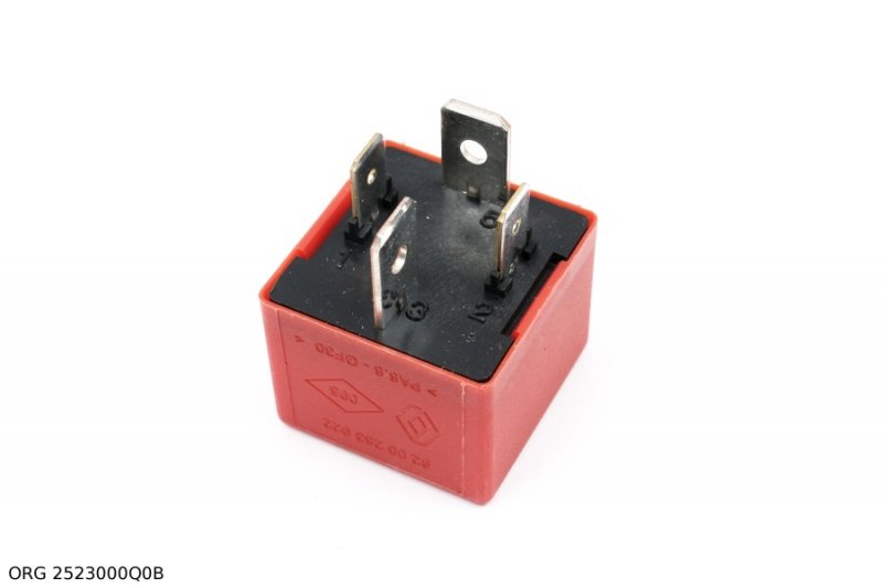 Pièce d’origine relais électrique rouge 4 broches 60A pour Renault, 2523000Q0B . 8200253922