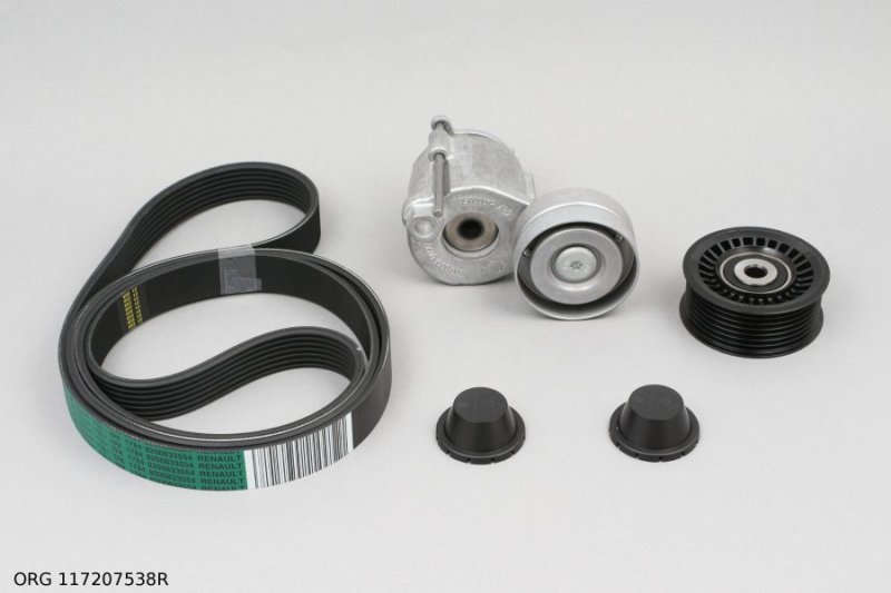 Original  TENDEUR DE COURROIE Renault 1.4 16V TCE MEGANE 08- COMPLET 7PK1784, 117207538R