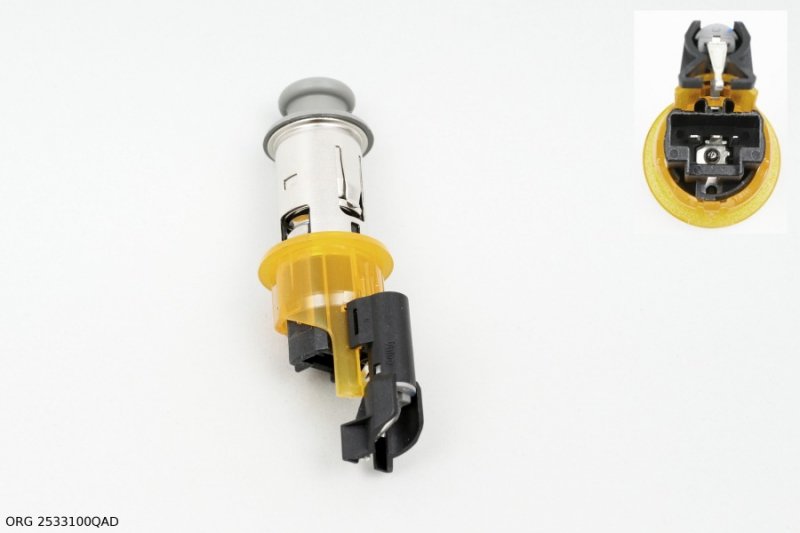 Pièce d’origine prise allume-cigare avec allume-cigare gris pour Renault, 2533100QAD , 8200021577