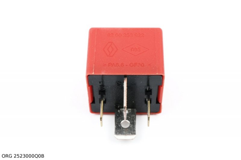 Pièce d’origine relais électrique rouge 4 broches 60A pour Renault, 2523000Q0B . 8200253922