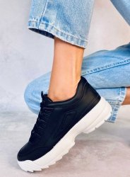 Buty sportowe czarne BL153P BLACK