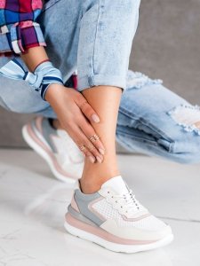 SKÓRZANE SNEAKERSY NA PLATFORMIE ARTIKER