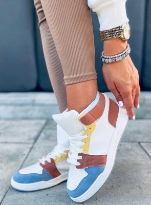 Buty sportowe za kostkę CLOWSI BLUE