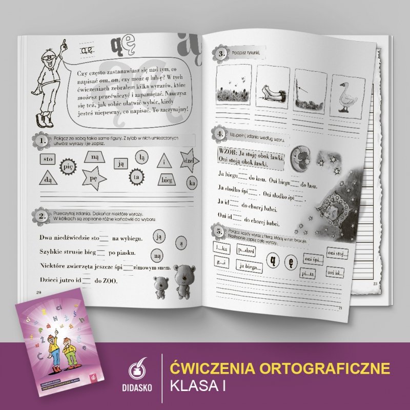 Ćwiczenia ortograficzne klasa 1 Didasko