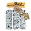 Naturalne kadzidła Palo Santo i Biała Szałwia - idealne do oczyszczania i relaksu