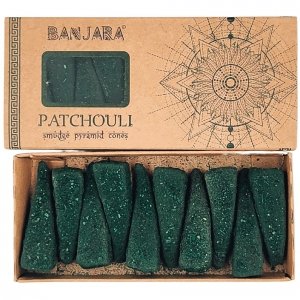 Naturalne Kadzidełka stożkowe Patchouli