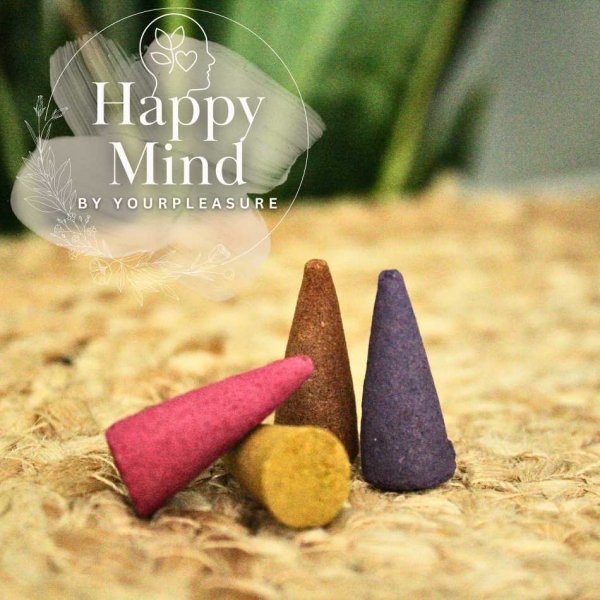Kadzidełka stożkowe opium Happy Mind, idealne do relaksu