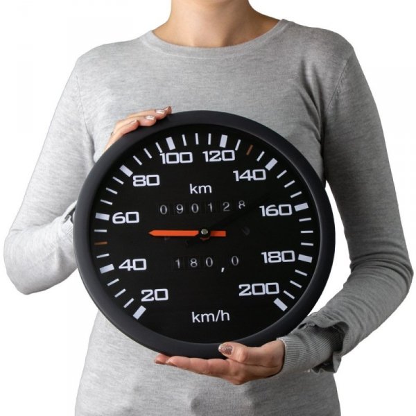 Zegar Prędkościomierz - cichy mechanizm
